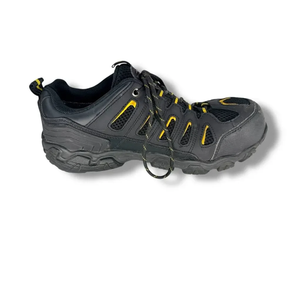 Skechers Blais Steel‎ Toe Work Shoes Mens 9.5 Black Waterproof Safety Lace Up